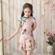 thumbnail image 1 of Vestido de niña Vestido cheongsam de verano Traje fino para niños Vestido antiguo mejorado Vestido de moda, 1 of 5
