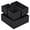 Black, variant on Tripumer 4Pcs Woven Box Set, Polypropylene Baskets Ideal for Wardrobe Shelves, Dressers, Bathroom, Bedroom and Office Organization — Gray