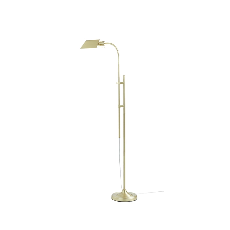 Better Homes & Gardens Adjustable Pharmacy Floor Lamp, Brass photo 6