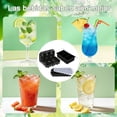 thumbnail image 3 of 3PCS Bandejas de Cubitos de Hielo, Moldes Grandes de Silicona con Tapas Extraíbles Antigoteo, Incluye embudos, sin BPA Ideales para Bebidas Heladas de Frutas, 3 of 4