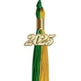 thumbnail image 2 of Endea Graduation Green/Bright Gold Graduation Tassel with Gold Date Drop, 2 of 11