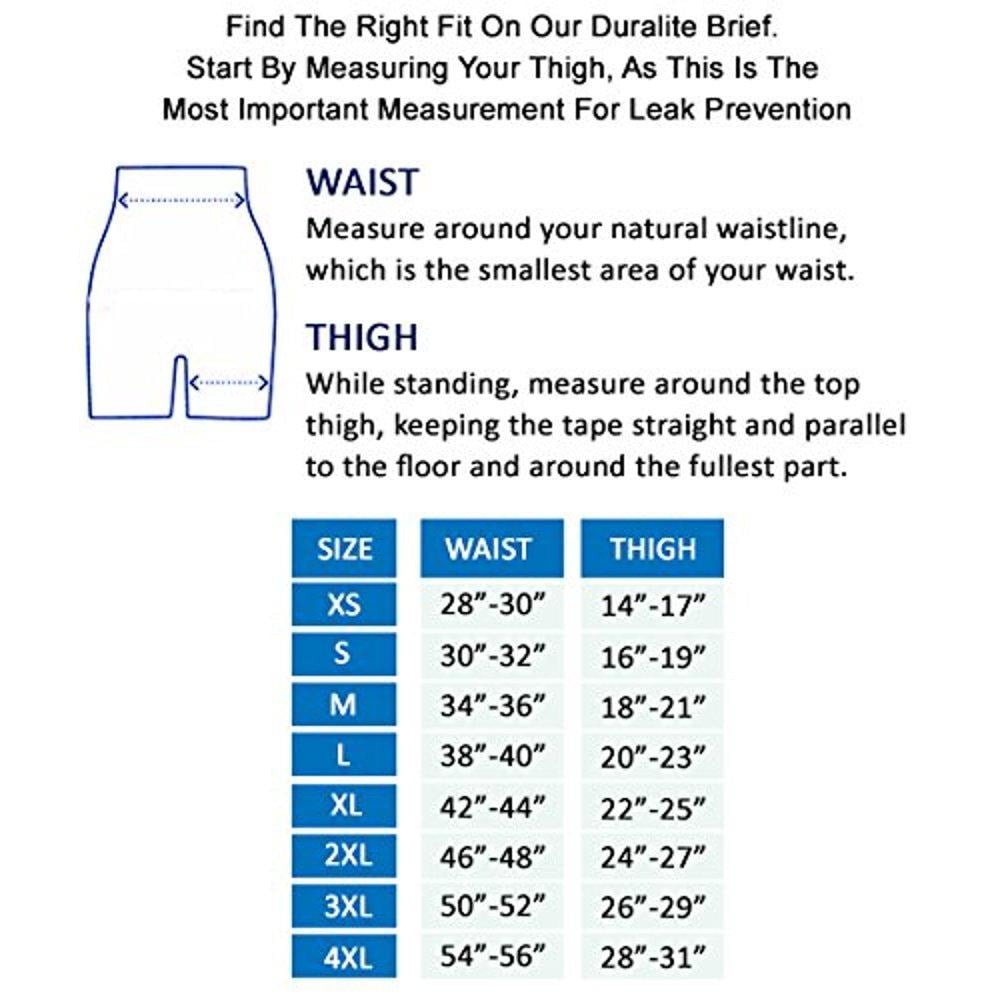 DuraCool® Nylon Adult Diaper Cover. Unisex 100% Water-Proof Pull-On Incontinence Pant. Durable, Soft & Cool Fabric. Protects Clothing & Bed Linen.