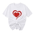 thumbnail image 1 of Camisetas de Manga Corta para Mujeres, Camiseta de Cuello Redondo Impresa de Moda, Primavera Y Verano Casual, 1 of 8