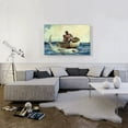 thumbnail image 2 of ARTCANVAS Shark Fishing 1885 Canvas Art Print by Winslow Homer - Size: 40" x 26" (1.50" Deep), 2 of 9