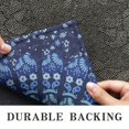 thumbnail image 6 of Bohemian Retro Floral Non-Slip Entryway Door Mat,Boho Indoor Decor Durable Low Plush Door Mat,Washable Welcome Rug for Patio Hallway Home Decor 17x30 Inches, 6 of 7