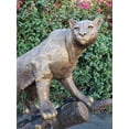 thumbnail image 3 of Nifao Mountain Lion Going Up a Tree Log Bronze Statue – Garden Outdoor Decor Sculpture, 42"L x 65"W x 69"H, 3 of 8