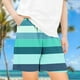 thumbnail image 2 of Odeerbi 5-14 Años Niños Niñas Pantalones Cortos de Pantalones Cortos de Playa de Secado Rápido Con Estampado Hawaiano A Rayas Pantalones Cortos Informales Con Bolsillo, 2 of 5