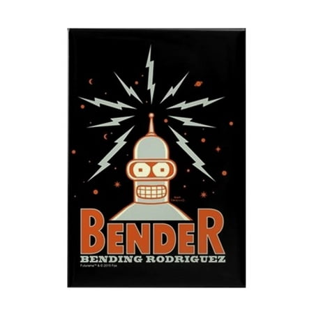 CafePress - Futurama Bender Rodriguez - Rectangle Magnet, 2