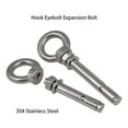 thumbnail image 4 of Expansion Bolt M6 M8 M10 Eyebolt Expansion Bolt Loop Swing Hook 2pcs 304 Stainless Steel Expansion Screw Hook Lifting Eye Nut, 4 of 5