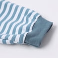 thumbnail image 4 of zuwimk Infant Baby Boy Fall Clothes Set Funny Letter Sweatshirt Pant Outfit Toddler Winter Clothes(6-12 Months,Blue), 4 of 9