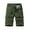 Army Green—Prime Deals 2025, variant on BADHUB Men's Drawstring Cargo Shorts Elastic Waist Heavy-Duty Work Shorts with Multi Pockets Clearance Black M