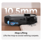 eufy Robot Vacuum Omni E28, HydroJet System , Portable Deep Cleaner, Turbo Suction, DuoSpiral™ Detangle Brushes, CornerRover™ Arm