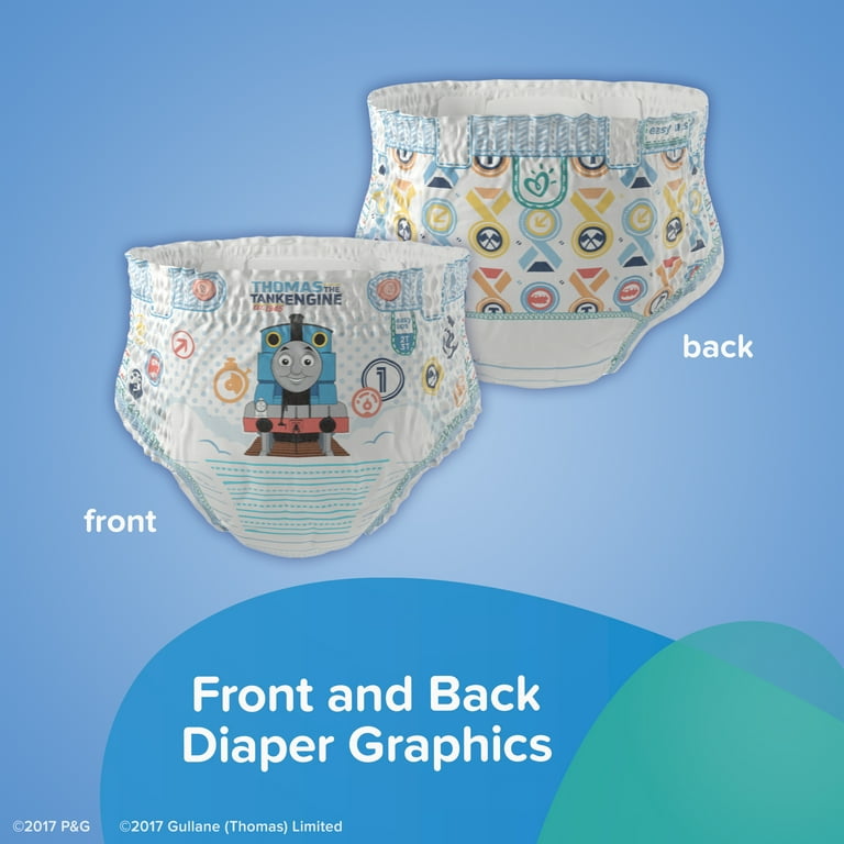 Pampers Easy Ups Training Underwear Boys, Size 6 4T-5T, 56 Count