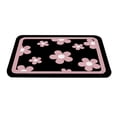 thumbnail image 2 of Rewenti Floral Patterns Car Trunk Mat 70 X 100 Cm Cargo Liner Dirt Proof Easily Clean Interior Protector Stylish Pinky Flower Designs Antis Backing, 2 of 6