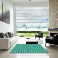 thumbnail image 7 of Ahgly Company Machine Washable Indoor Rectangle Transitional Green Area Rugs, 7' x 10', 7 of 7