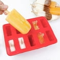 thumbnail image 2 of 10 Reusable Silicone Popsicle Molds Diy Ice Cream Mold Bpa Free Frozen Popsicle Ice Cream (shikai), 2 of 3