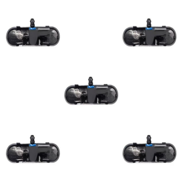 mmirethe 2piece Powerful Windscreen Wiper Efficient Accessories For Vehicles Easy Installation Washer Nozzle As Shown 5Set