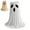Style B, variant on Halloween Glowing Ghost Candy Bowl Ghost Treat Buckets Trick Or Treat Packaging Porch Ornaments Kids Gift Decor