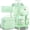 21 Rolling Green, variant on 3PCS Rolling Backpack for Boys and Men, Roller Bookbag Set with Lunch Bag, Wheeled School Bag for Kids Children - Lightning Soccer Design