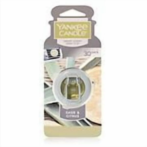 Yankee Candle Smart Scent Vent Clip Car & Home AC Air Freshener, Sage & Citrus
