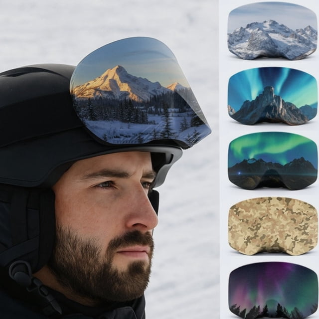 Typpkmm Portable Storage Ski Goggles Protective Cover