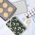 thumbnail image 5 of Yayeee Pot Holders Kitchen Heat Resistant with Pocket 7"x9.8" Cotton Oven Cooking Hot Pads, Green Leaves, 5 of 7