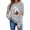 Gray Sweatshirts, variant on Jsaierl Halloween Sweatshirts Women Cute Print Pullovers Fall Classic Round Neck Long Sleeve Sweater Tops Halloween Costumes, Sizes S-2XL