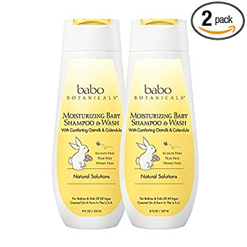 babo botanicals moisturizing baby shampoo and wash