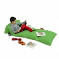 thumbnail image 3 of Irish Floor Pillow Lounger Cover, Old Fashioned Polka Dots Backdrop with Cultural Flowers Clovers Retro Classic, Nap Mat Printed Fabric Case for 5 Pillows, 88" x 36", Lime Green White, by Ambesonne, 3 of 5