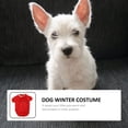 thumbnail image 2 of 1pc Cartoon Pet Dog Costume Lovely Dog Puppy Fruit Pattern Warm Apparel, 2 of 8