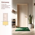 thumbnail image 3 of ODIKA 6'x9' Machine Washable Non-Slip Area Rug, Earthy Toned Nature Vibes High Traffic Rug, Green, 27988, 3 of 7