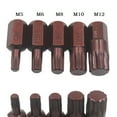 1Pc M5 30Mm Star Screwdriver Bit 10Mm Hex Shank for Screwdriver Head