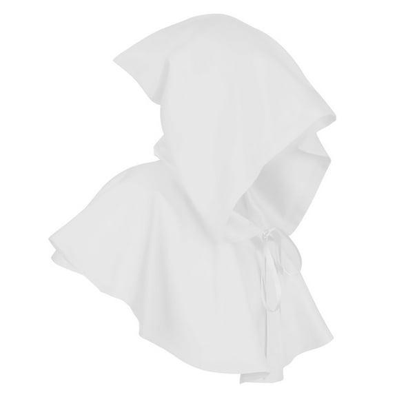 Adult Halloween Hood Cape Solid Color Shawl Outfits Hat