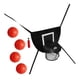 thumbnail image 3 of Canasta de baloncesto para trampolín con 3 mini balones de baloncesto y 1 bomba, portería de baloncesto universal impermeable para trampolín, 3 of 8