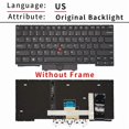 thumbnail image 5 of Clavier d'Ordinateur Portable Authentique US Russe pour Lenovo IBM Thinkpad E14 R14 E15 R15 S3 Gen2 avec Rétroéclairage US E15 R15 Rétroéclairé, 5 of 5