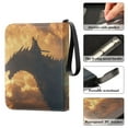 thumbnail image 4 of Game Card Storage Bag Collectible Trading Card Albums The 4-Pocket Card Binder With 50-Page Sleeve Can Hold 400 Game Cards Riding A Dragon, 4 of 6
