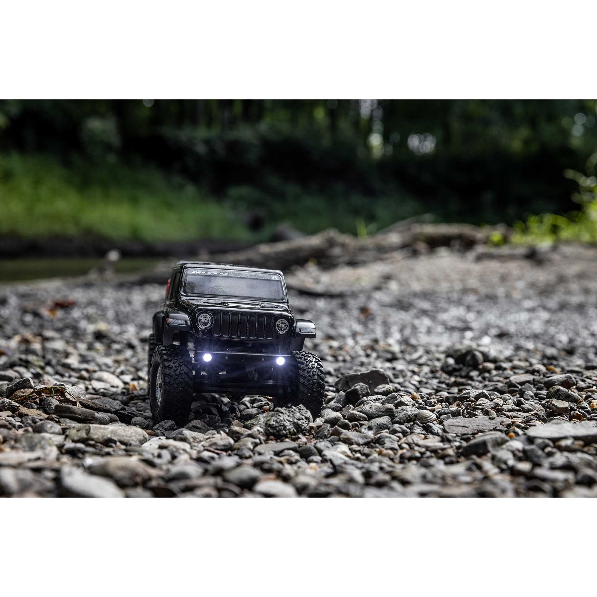 Axial RC Truck SCX24 Jeep Gladiator 4 Wheel Drive Rock Crawler RTR Nothing needed to Complete Ready-To-Run Black AXI00005V2T5 Remote Control Car RC Car RC Crawler