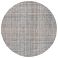 thumbnail image 2 of SAFAVIEH Abstract Yorick Striped Polyester Area Rug, Blue/Gray, 6' x 6' Round, 2 of 10