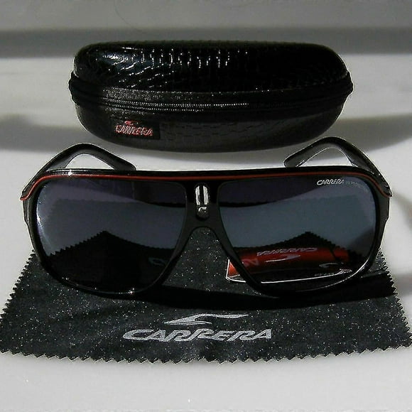 Lunettes de Soleil pour Hommes Mode Carrera Ruthenium Pilot Lentille Dégradée Lunettes + Boîte
