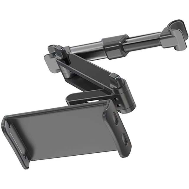 Soporte universal para tablet de coche, color negro, para reposacabezas, giratorio 360°, compatible con iPad Air Mini 3, 4, iPad 2021 Pro de 9,7 y 10,5 pulgadas y tabletas de 4,6 a 10,6 pulgadas.