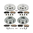 thumbnail image 3 of Power Stop Front and Rear Stock Replacement Brake Pad and Rotor Kit KOE2840, 3 of 8