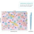 thumbnail image 6 of WarmHaven Expanding File Folder with 5 Pockets, Accordion File Organizer,Portable Receipt Paper Documents Organizer,Letter Size Filing Folder School Office Supplies,Blue Flower, 6 of 15