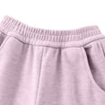 thumbnail image 6 of Maean Kids Girls Sweatpants Straight Leg High Elastic Waist Baggy Causal Sweat Pants with Pockets, 6 of 7