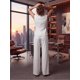 thumbnail image 3 of Conjunto 2 Piezas Elegante, Chaleco Moderno y Pantalón de Corte Amplio, Estilo Sofisticado para Mujer, 3 of 5