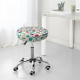 thumbnail image 5 of Kdxio heart Skull cute Print Stool Covers Round,Stretch Round Bar Stool Covers Washable Bar Stool Cushion Slipcover for 12-15 Inch Chair, 5 of 5