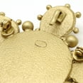 thumbnail image 6 of Pre-Owned CHANEL Coco Mark Tweed Faux Pearl Bijou Rhinestone Pin Brooch GP Gold 05A, 6 of 6