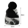 thumbnail image 5 of Winter Knit Beanie for Women Satin Lined Cable Thick Chunky Cap Cuff Beanie, 5 of 8