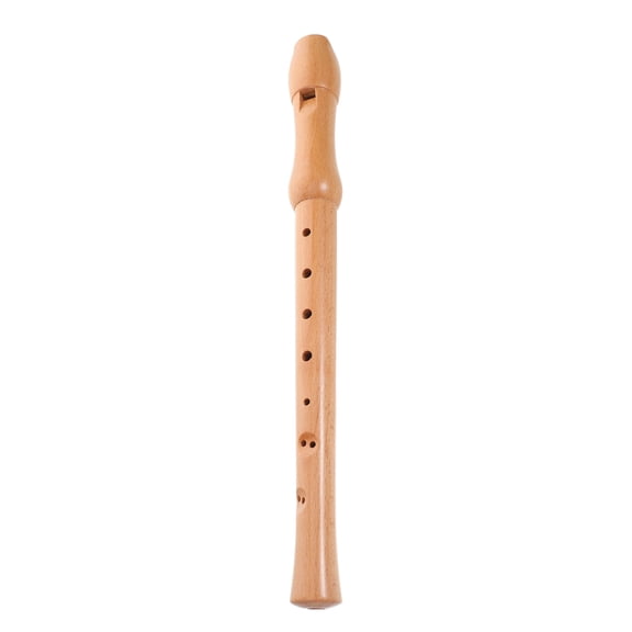 Raindrops Flute Recorder Wooden Musical Instruments Slim Shape School Lessons 1Pack
