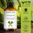 thumbnail image 3 of MAJESTIC PURE Lemongrass Essential Oil | 100% Pure and Natural Lemongrass Oil | Premium Grade Essential Oils for Hair Care, Home Diffusers, Skin, Aromatherapy, Massage and Humidifiers | 4 Fl Oz, 3 of 10