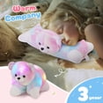 thumbnail image 4 of Oso de peluche musical con forma de arcoíris, 38 cm, de Glow Guards, 4 of 7